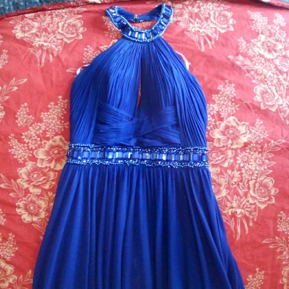 Sherri Hill beautiful Royal blue prom dress
